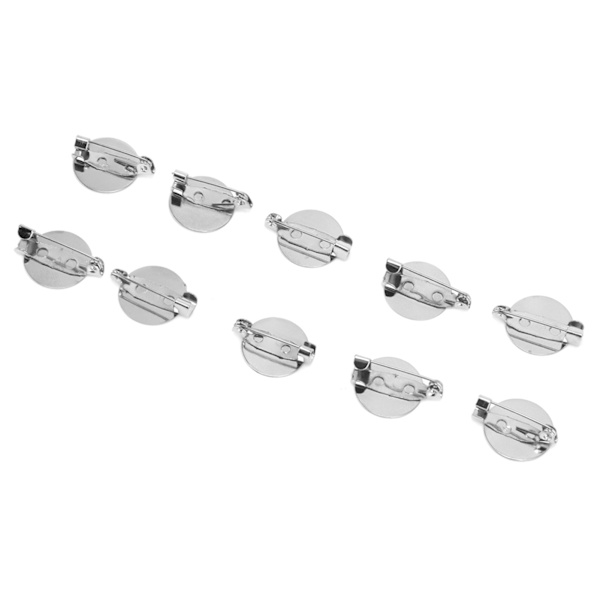 10st DIY Platt Rund Brosch Pins T Shirt Väska Ryggsäckar Hatt Tillbehör för barn