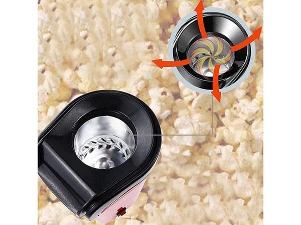 Popcornmaskin 1200 W - Hetluft utan olja 724