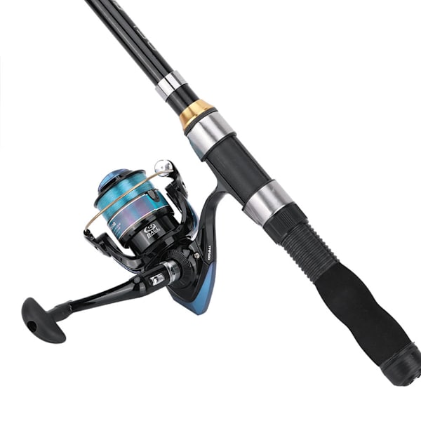 Liten havsstång portabel kort stång isfiskespö Mini havsfiskeredskap 28049-100 (1,9M)