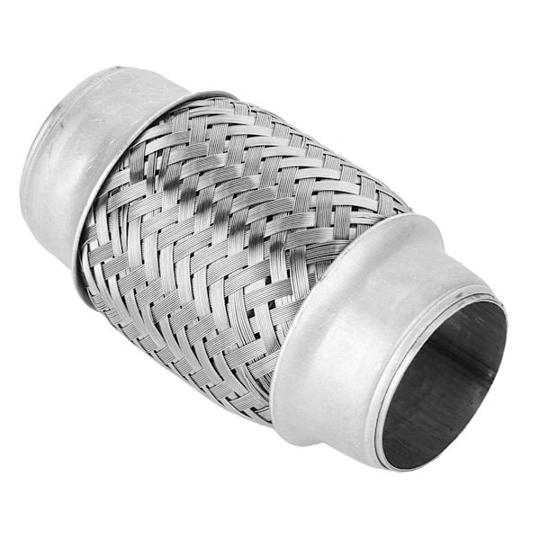 Slitstarkt rostfritt stål SS dubbelflätat flexrör avgasadapterrör 1,5" x 4"