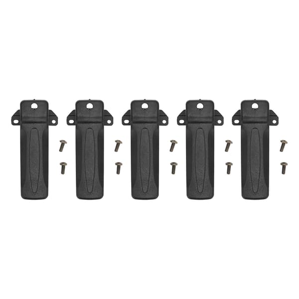 Slidstærk plastbælteklips til Kenwood TK3207 TK2207 TK3207G TK2207G (5 stk)