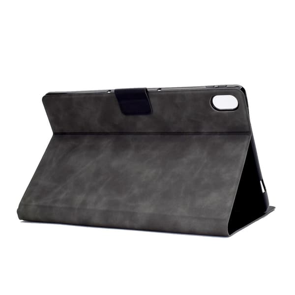 Kompatibel med iPad 11" (2025) PU-Läder Fodral - Grå grå gray
