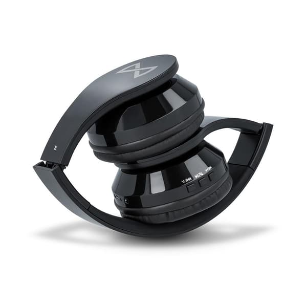 Forever Bluetooth OnEar BHS100 Trådløse Hovedtelefoner AUX support Svart black