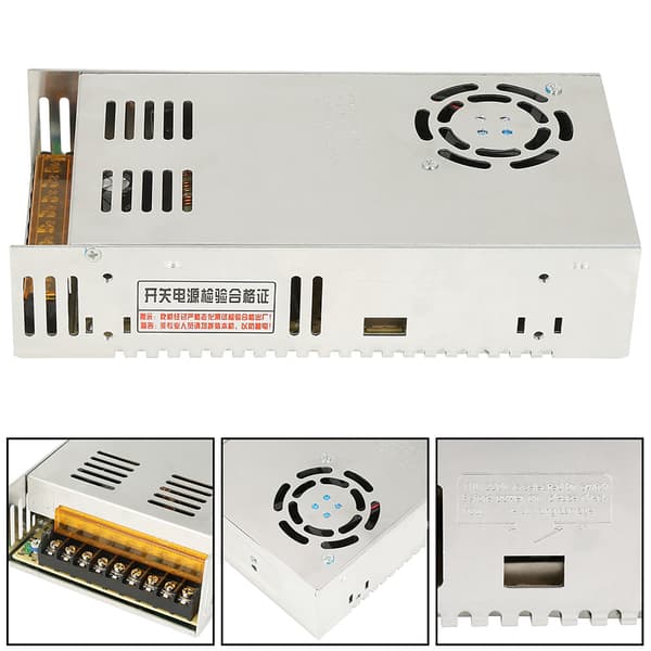 1 stk. Switching strømforsyning til stepping motordriver 110-220V input til DC48V 12.5A output