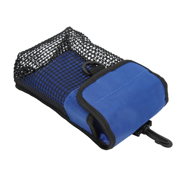 21x14cm bærbar dykning net gear taske med hænge spænde let undervands overflade markør bøje net pose blå