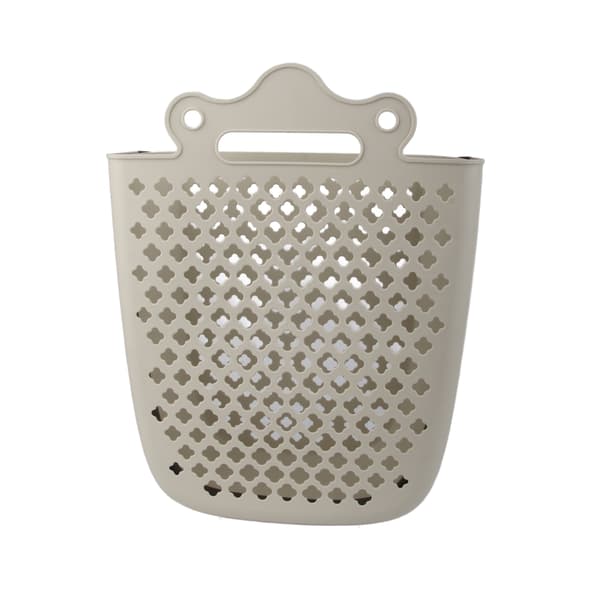 Hanging Plastic Laundry Basket Foldable Space-Saving Dirty Clothes Hamper Wall Mounted Clothes Basket for Bathroom XL