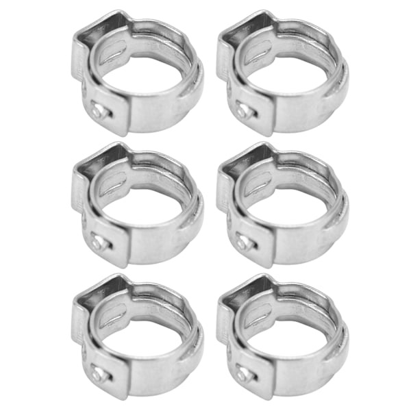 20 kpl letkuklemmit, parantaa korroosionkestävyyttä ja kestävyyttä, säädettävä kaksoislangallinen letkuklemmi teollisuudelle 11,3-13,8 mm