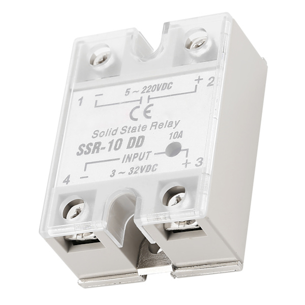 SSR-10 DD 10A 5-220VDC Solid State Relä För Industriell Automationsprocess