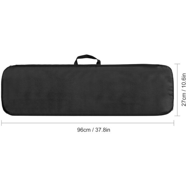 SUP Paddle Bag Cover för förvaring Bärväska för Single Blade Paddle Kajak Kanot-kajak, modell: Svart