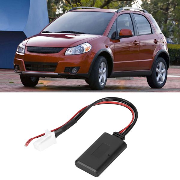 Bluetooth 4.0 trådløs musikkmottaker Stereo Aux lydkabel for Suzuki SX4 2007 -2010