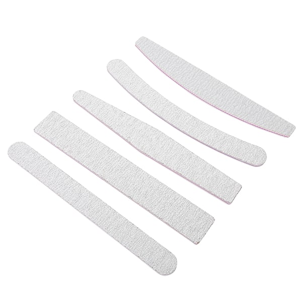 5 Styck Dubbelsidig slipning Bufferande Nail Art Buffertfiler Professionell manikyrspetsverktyg