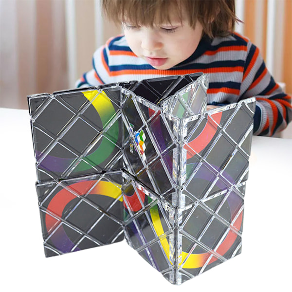 8 paneler Vikbara pusselkuber Twisty Cubo Magico Professional Cube Classic Toys