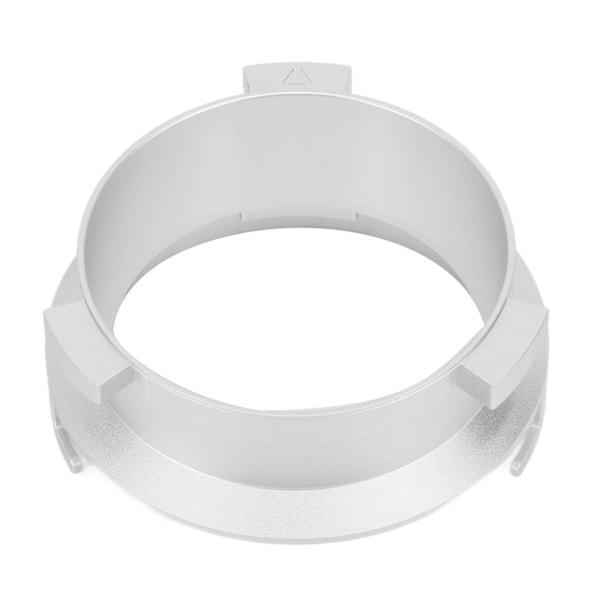 Kaffepulverring 51 mm aluminiumlegering handsfri doseringstragt til Delonghi 9-serien 9335 9155 9355 9665 Sølv
