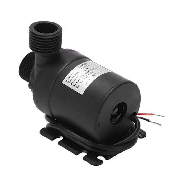 DC 24V borstlös vattenpump dränkbar 800L/H Flöde 9500rpm IP68 Vattentät för dammakvarium
