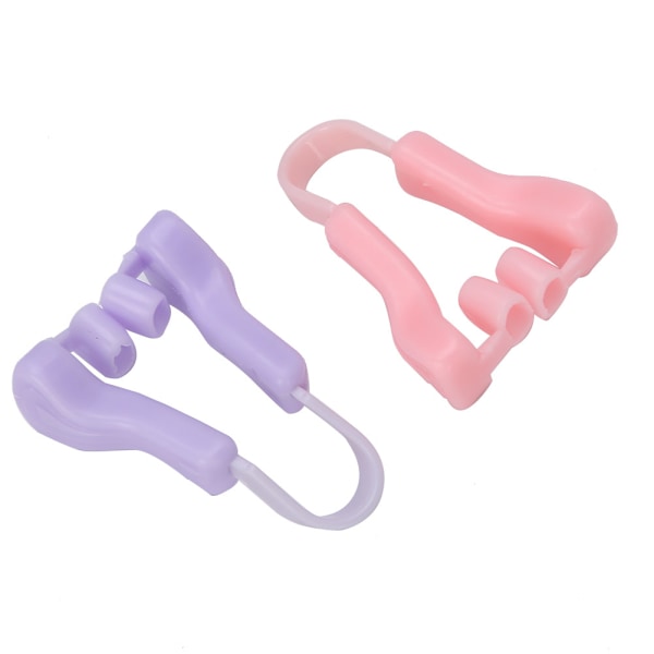 Silikon Portable Nose Up Lifting Clips Nose Bridge Shaping Beauty Clip (PinkPurple)