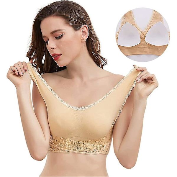 Tourmaline Shaping Trådlös BH Set - L Lila Blå Röd