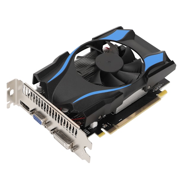 HD7670 Näytönohjain 1GB DDR5 AMD-siruilla Alumiinijäähdytyksellä PCI Express X16 Työpöytäpelien Näytönohjain Suurella Tuulettimella