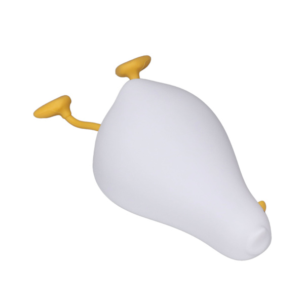 LED Night Light Cute Lying Duck Shape Soft Silicone Soft Lighting USB Rechargeable Night Lamp