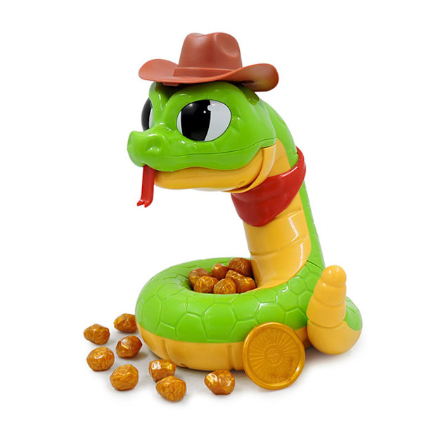 Elektrisk Rattlesnake Toy Snake Skrämmande trickleksak för barnlek