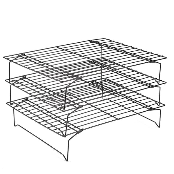 Kølehylde i rustfrit stål Non-stick madlavningsgrillbakke til kiks/kage/brød