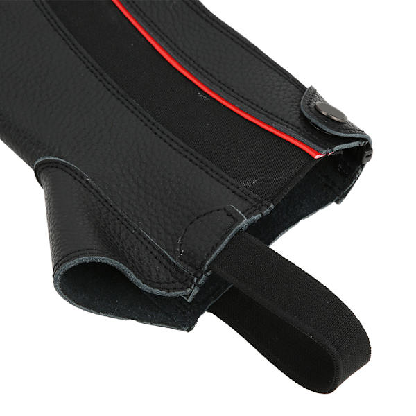 2ST Professionelle Ridebukser til Heste Sport Beskyttelseslæder Leggings BlackM