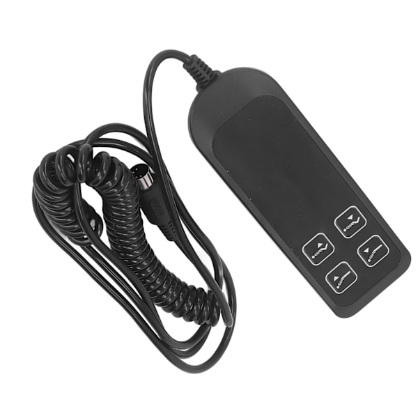 Svart Electric Power Recliner Switch Enkel användning Elektrisk soffkontroll 4-knappar 5-stift för hemmakontor
