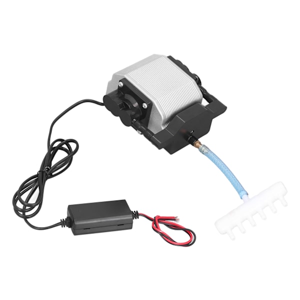Fiskedam iltpumpe Lille husholdningsluftning Akvarium Bilbatteripumpe 12V luftning Fiskeluftning 12V DC 30L luftpumpe 16W