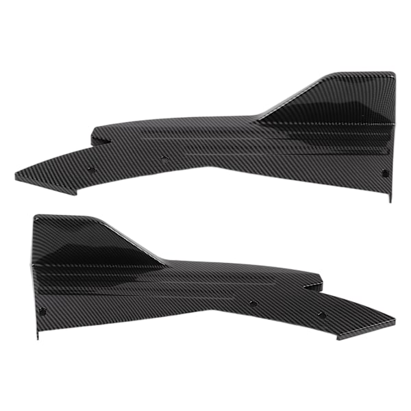 Bakspoiler Bumper Lip Diffuser Splitter Canard Skydd Kolfiber Stil Sidokjolar Universal Karosseri Kit för Bilar