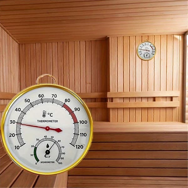 Saunatermometer og hygrometer nSaunatermometer og fugtighedsmåler