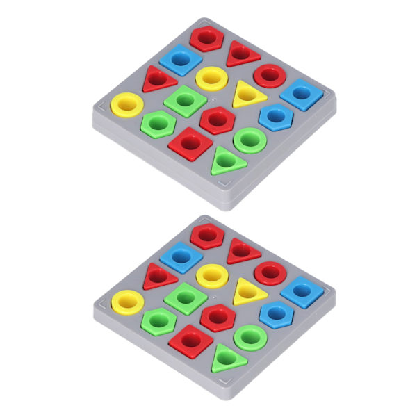 Børns Form Farvematch Legetøj 4 Farver Geometrisk Figur Kognition Sensorisk Pædagogisk Legetøj