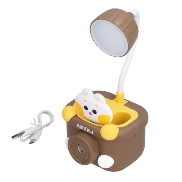 Skrivebordslampe Daglig Belysning Sparer Skrivebordsplass Nødstrømforsyning LED Bordlampe Kaffe