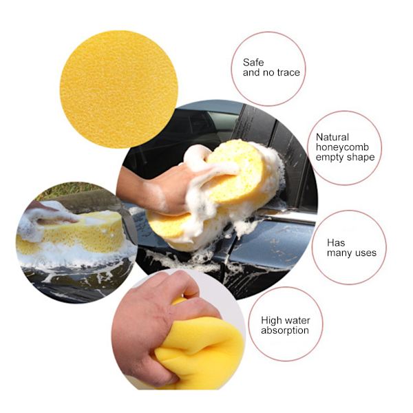 12 kpl Auton Lasin Pölynpoisto Multifunktionaalinen Sieni Bibulous Clean Pad Tyyny
