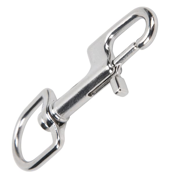 Dykning i rustfrit stål Enkeltendede Snap Clips Single Eye Bolt Snap Hooks Spænde 100 mm/3,9 tommer