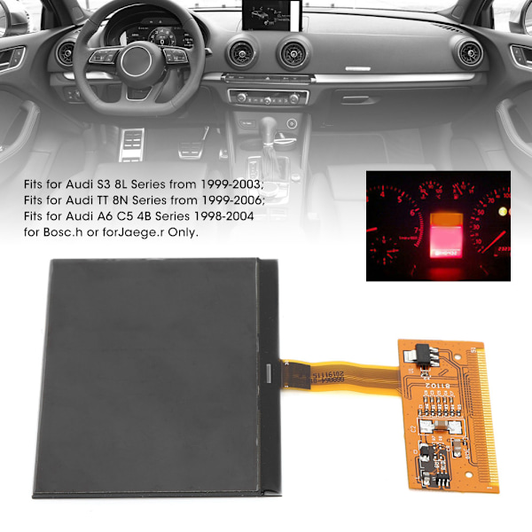 Auton LCD-näyttö High Definition VDO-monitorille Näyttö Sopii Audi TT S3 A6