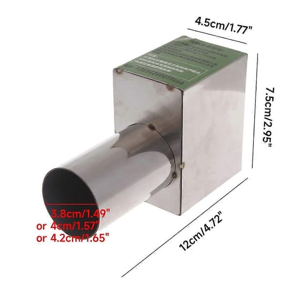 Grillventilator Luft Turboventilator USB 5V2A Justerbar hastighed Dobbelt ventilator Madlavningsventilator 40mm
