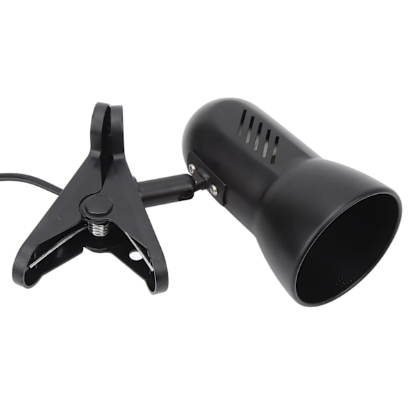 LED-klemme arbejdslampe 360 grader drejeligt hoved E27 Bordlampeholder Plug and Play Clip On Læselampe EU-stik 85‑265V