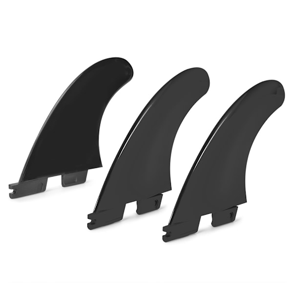 3 kpl/setti FCS2 G5 Nylon Muovi Musta Ammattimainen Surffilauta Peräevä Joustava Surffivaruste Musta M KOKO