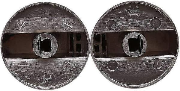 st universella silverfärgade gasspisvred, ugnshällsbrytare, 6 mm 0; Elegant och populär