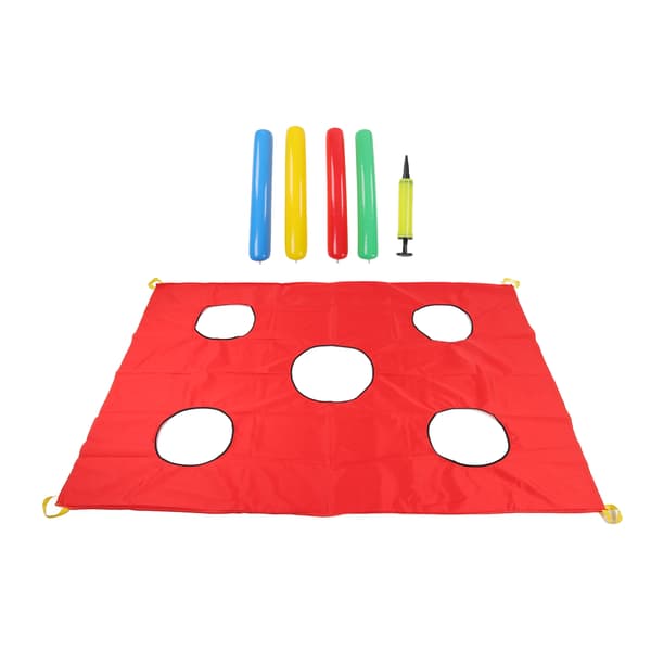 Whack A Mole Paraply 5 hål främjar samarbete Fallskärmsmole-spel för 3 år över