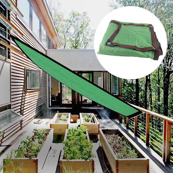 Solskydd Segel Andas Farbic Canopy Markis Skydd Rektangel UV Block Canopy för uteplats Bakgård Gräsmatta Trädgård Grön 2x4m / 6,6x13,1ft
