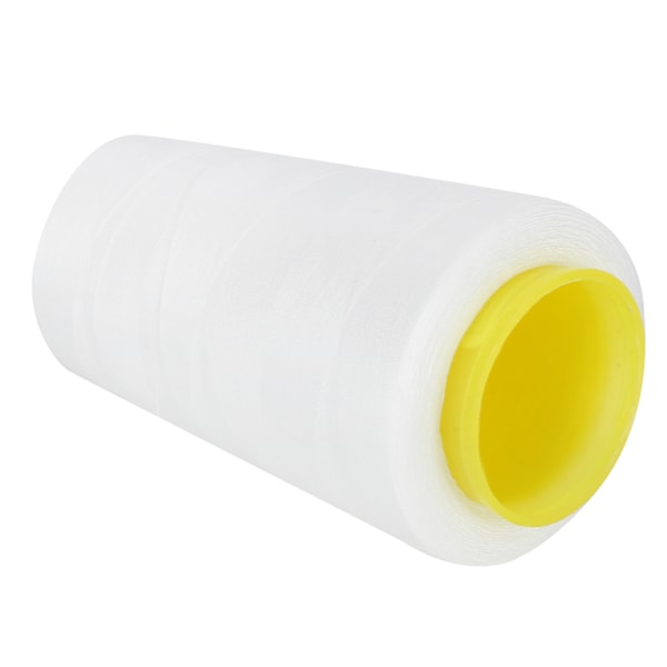 402 Polyester Sytråd 3000 Yards Håndsøm Cord for DIY Håndverk Skreddersøm Håndarbeid Hvit