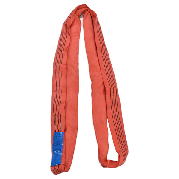 5T rund lyftsele PES Endless Loop Crane Webbing remmar Riggtillbehör Bred 75mm2 meter