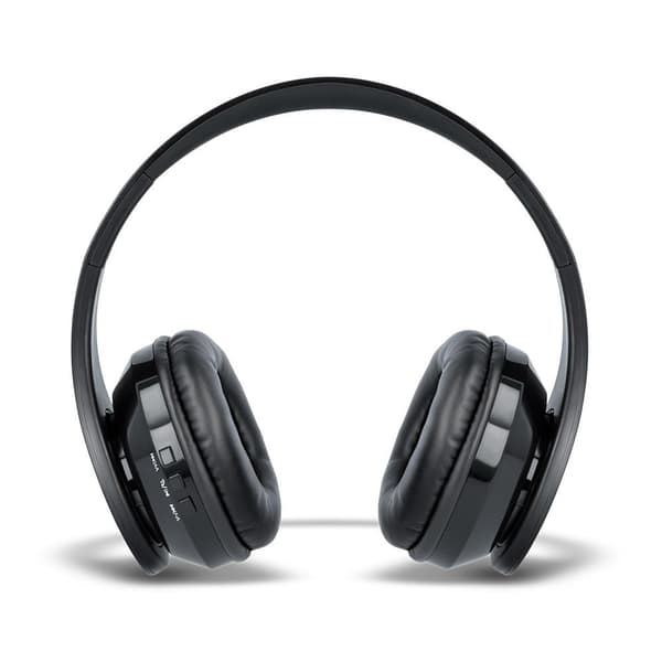 Forever Bluetooth OnEar BHS100 Trådlösa Hörlurar AUX support Svart black