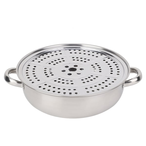 28CM rostfritt stål Enkellagers lagergryta Hotpot Mat Ångkokare Köksredskap Hushållsmatlagning