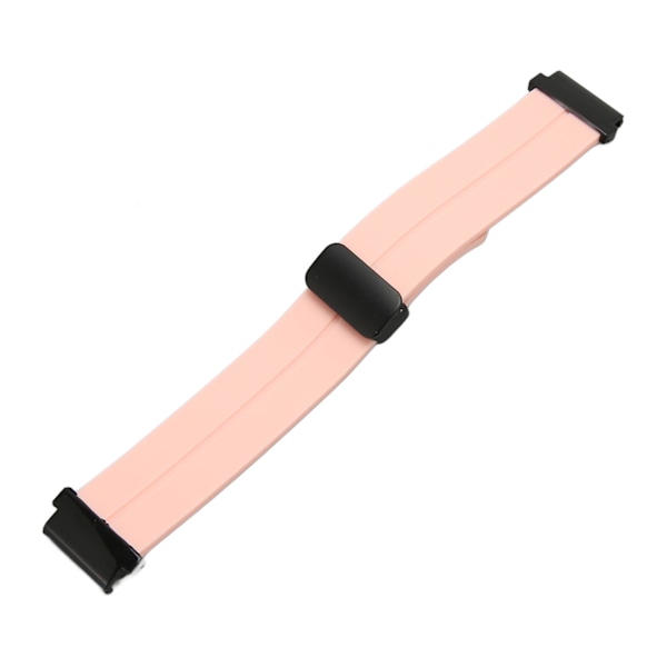 Urrem Vikbart Magnetisk Spænde Ur Remme Silikon Sportarmbånd til Fenix ​​7S/6S/5S 0.79in Rosa