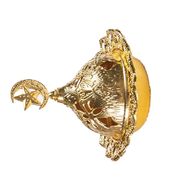 Vintage Røgelsesbrænder Udsøgt Rustbeskyttende Metal Røgelsesbrænder til Soveværelse Stue Måne Stjerner Guld