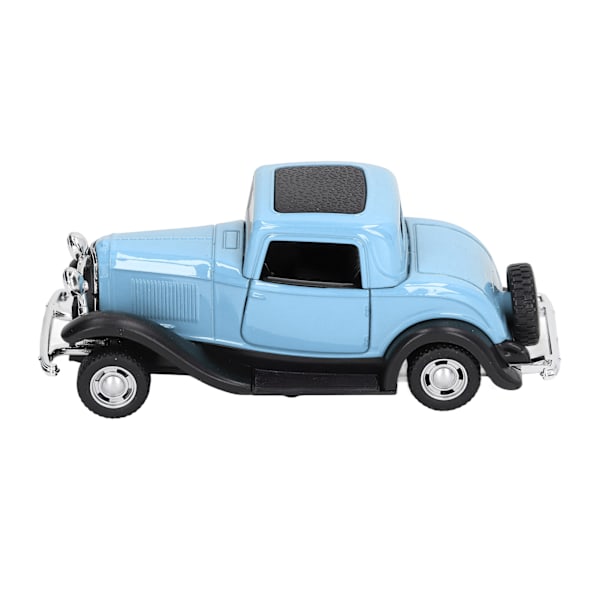 1:32 Klassinen automalli Seos Vintage Simulaatiolelu Antikki Vetoava Avattavat Ovet Malli Sininen