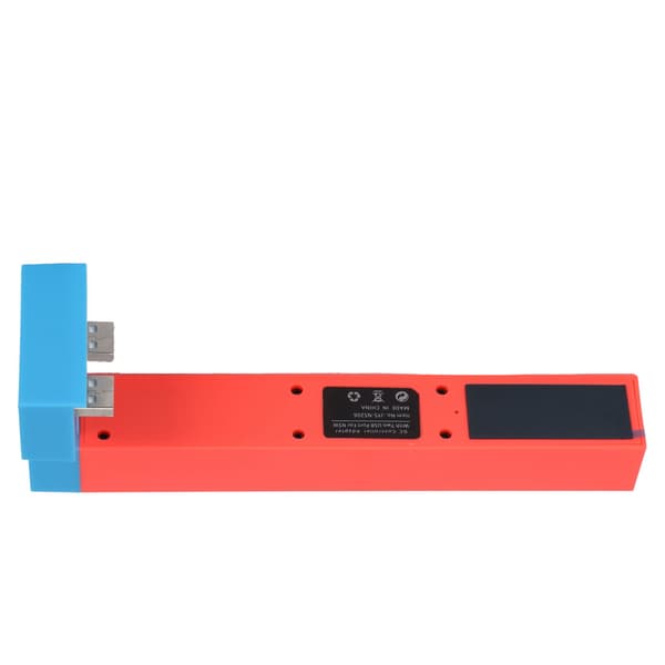 Bærbar 4-ports kablet kontroll-adapter med 2 USB-porter for GameCube - holdbare spilltilbehør