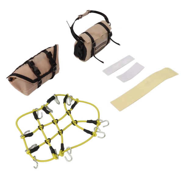 RC Simulation Yellow Roof Bagage Net för Traxxas 1/18 TRX4M