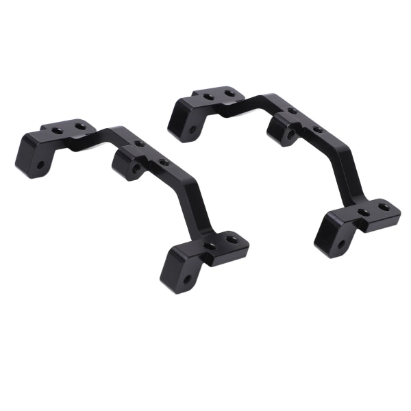 2 stk RC metal trækstangsforbindelse akselmonteret fast sæde til MN MN90 1/12 RC crawler opgraderingsdele Sort